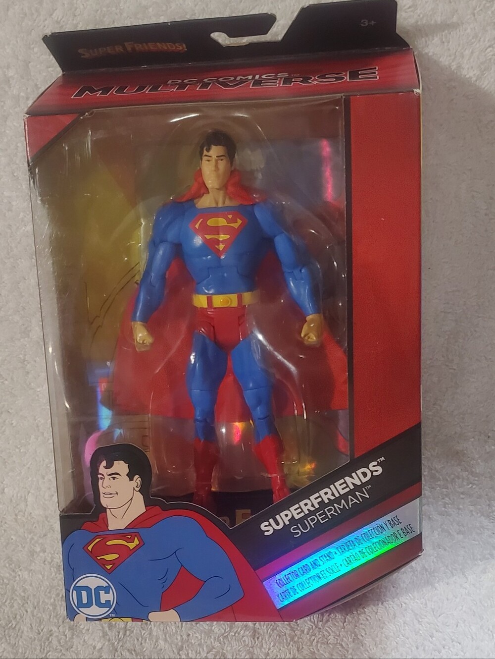 Superfriends Superman Action Figure - Blue & Red